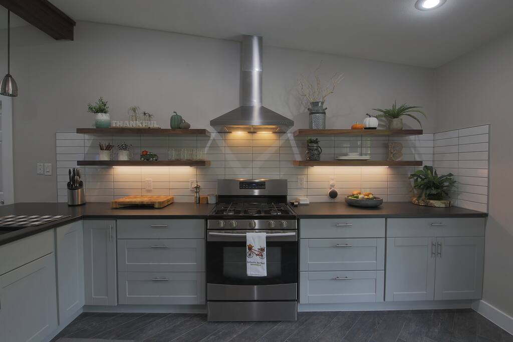 Newly remodeled kitchen