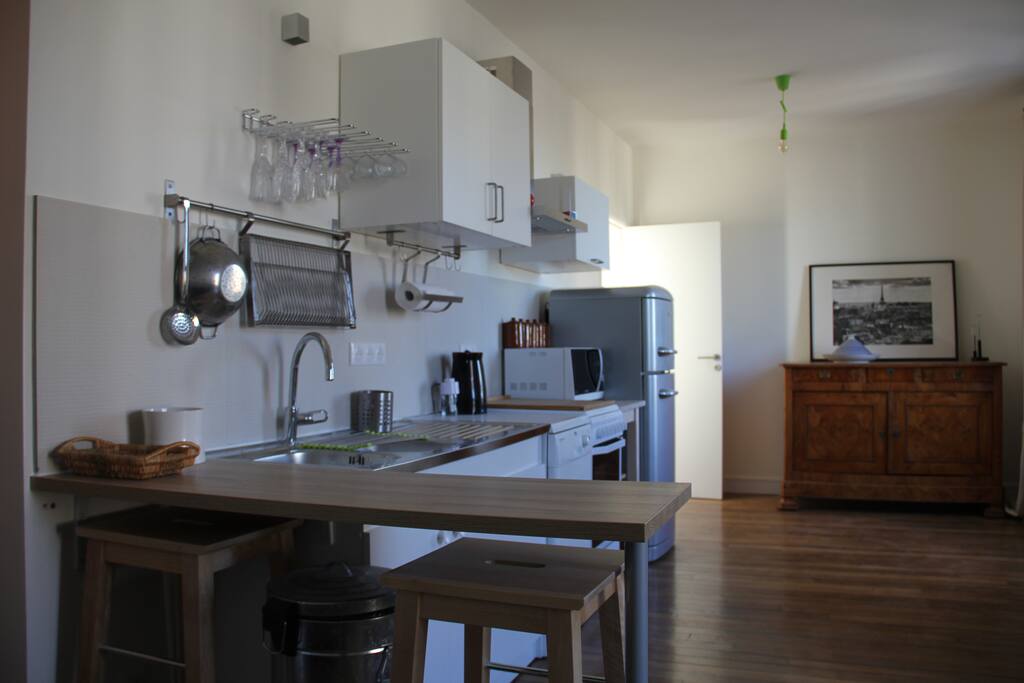 Cuisine ouvert sur l'espace de vie