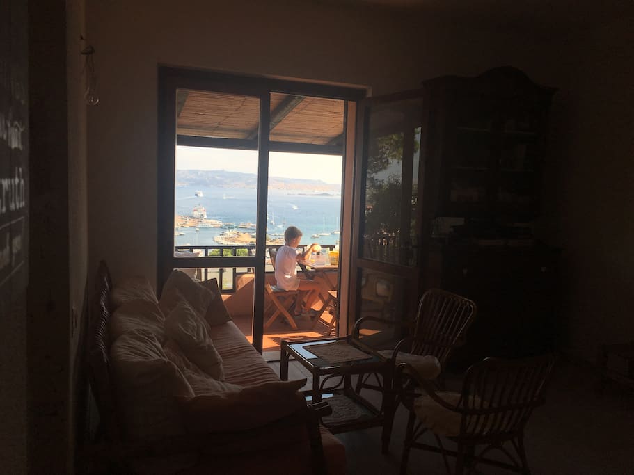 Vista dalla cucina