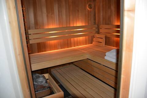 Luxury apartment with sauna