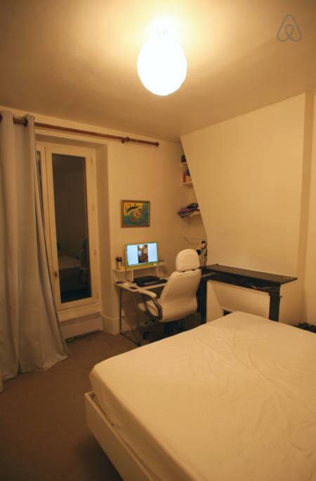 Bedroom with desk