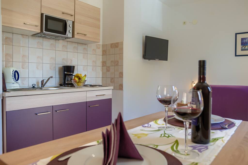 kitchen and table