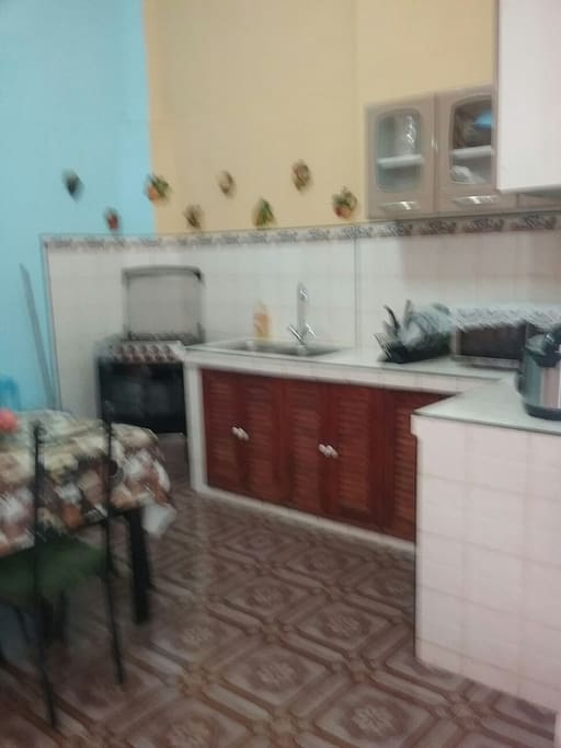 Cocina del apartamento.