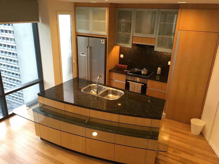 Kitchen area (Washing Machine & Dryer is provided as well)