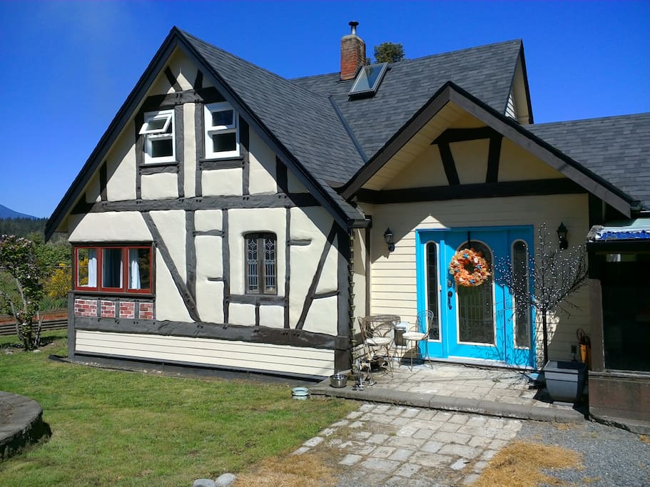 Front of our character home