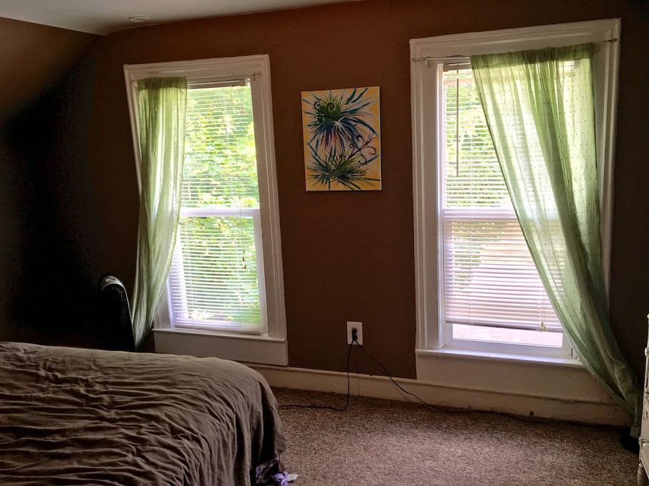 First Bedroom With queen sized bed