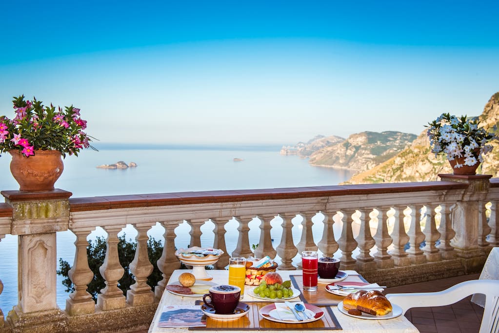 our terrace for the breakfast