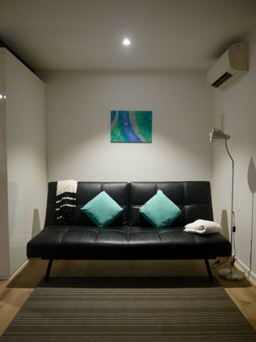 Sofa bed - can be shifted into comfortable Double Bed :D