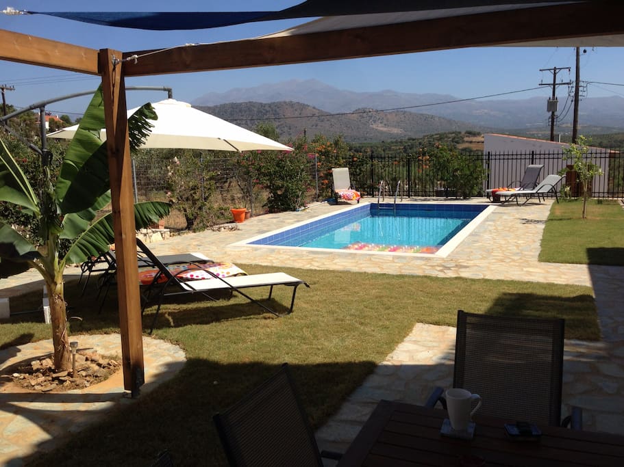 View from outdoor dining and BBQ area