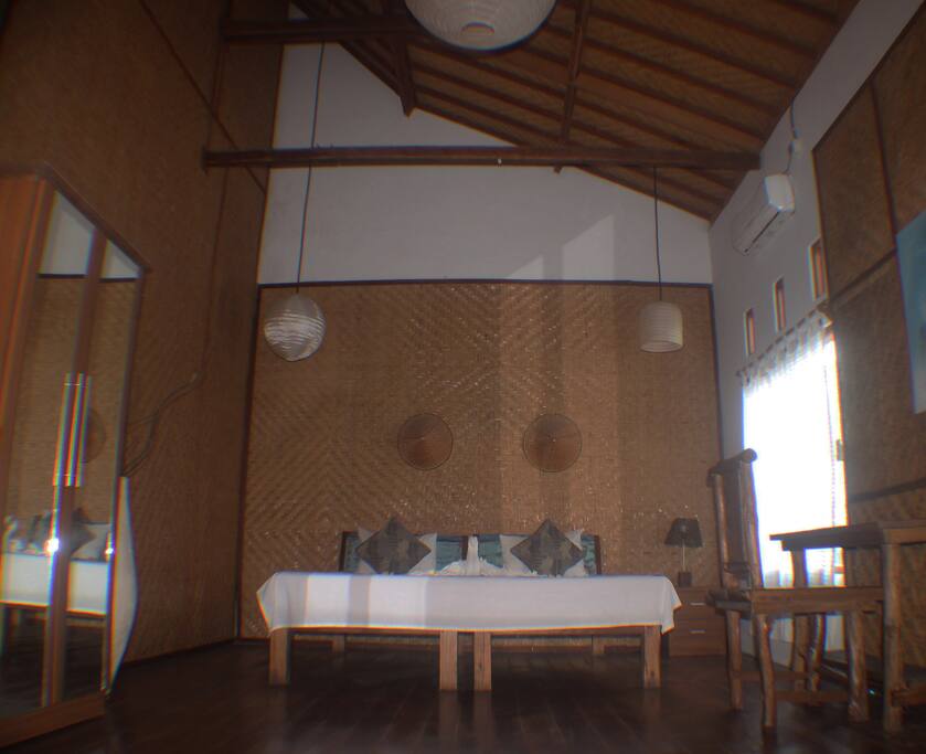 the private room area