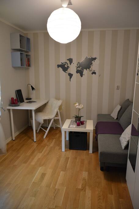 The room looks exactly like this!