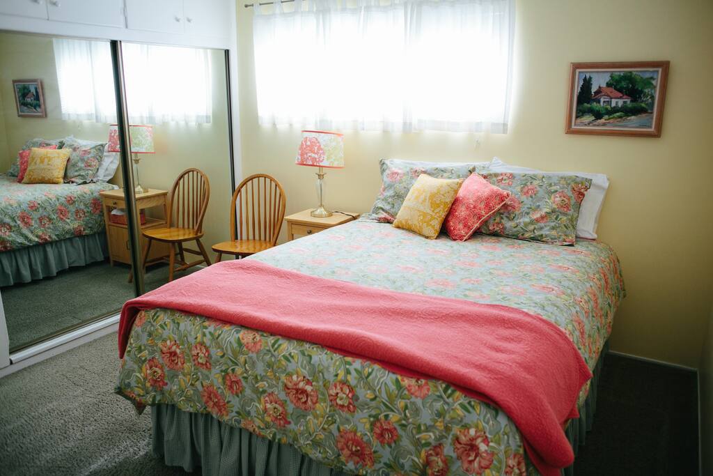 The "Sunshine Room" located on South East corner of ground floor. Has two windows.