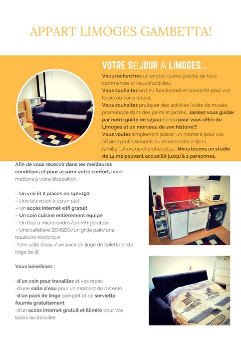 Pour nous découvrir sur appart - limoges . fr