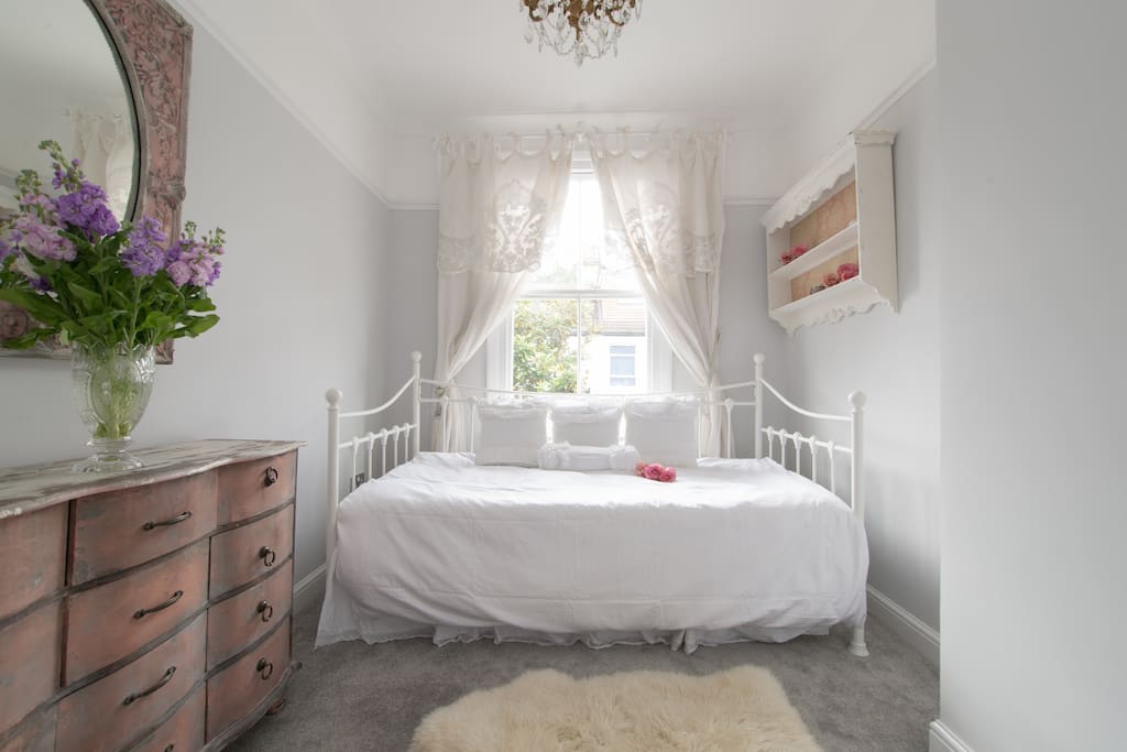 Beautiful single French inspired bedroom