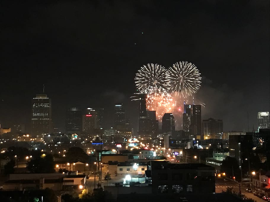 Balcony View on 4th of July!