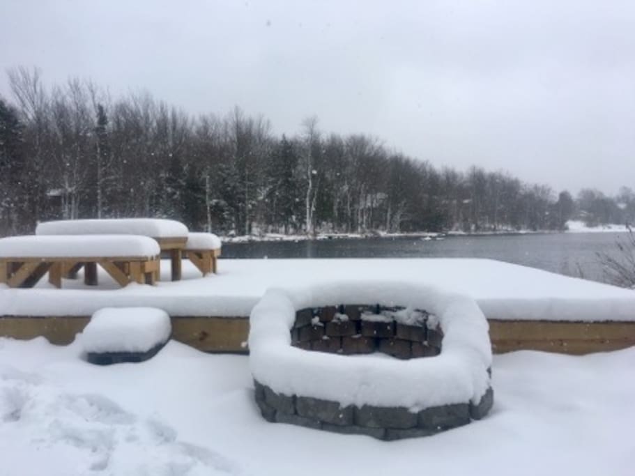 Beautiful Winter lake views