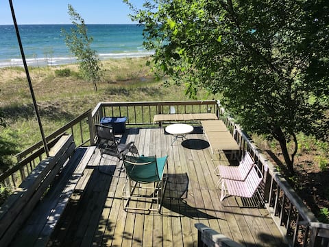 Large Beachfront Home on Lake Michigan