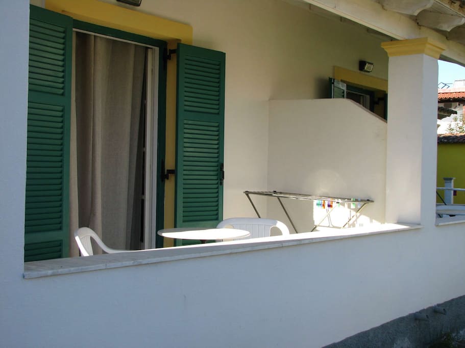 Private balcony