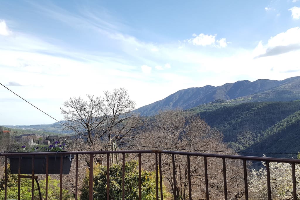 vue de la terrasse