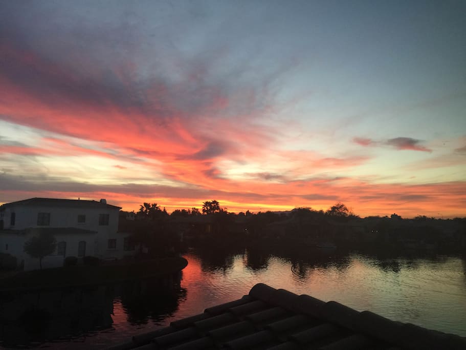 Sunrise from the backyard