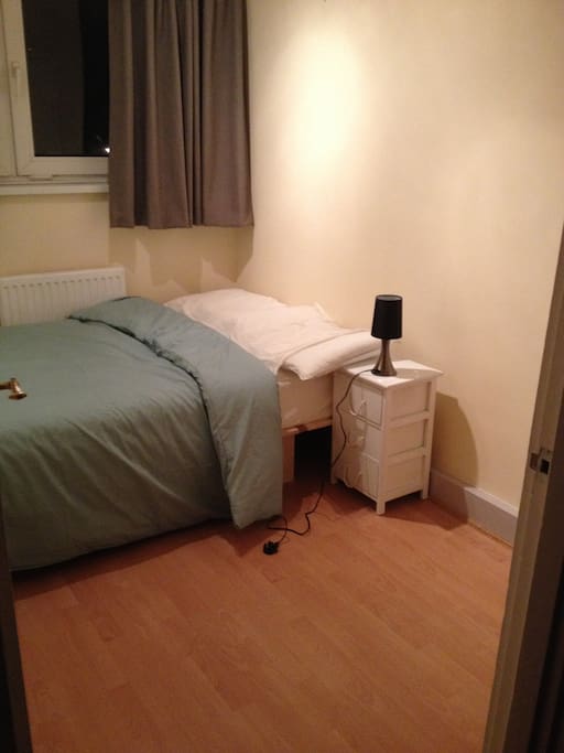 Bedroom, double bed with natural light
