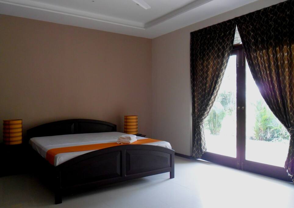 Airy spacious room.