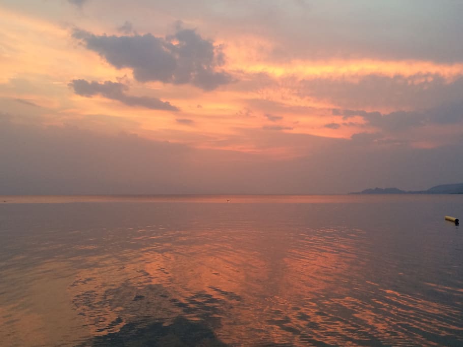 Sunset in Loutraki is not to be missed!