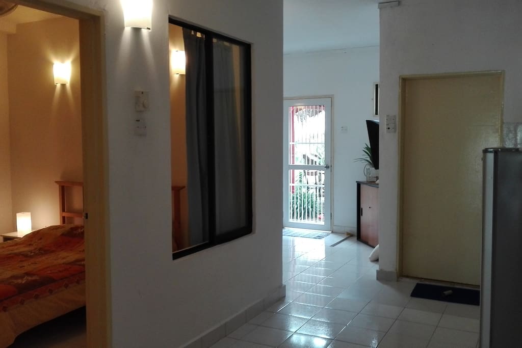 Bedroom & Kitchen Area