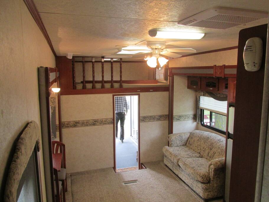 Loft with queen bed