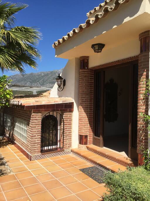 Entrance to the villa