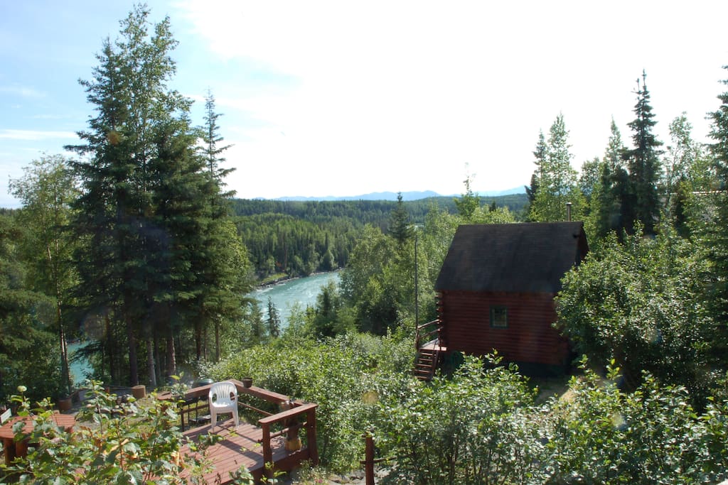 Serenity Cabin view from upper property