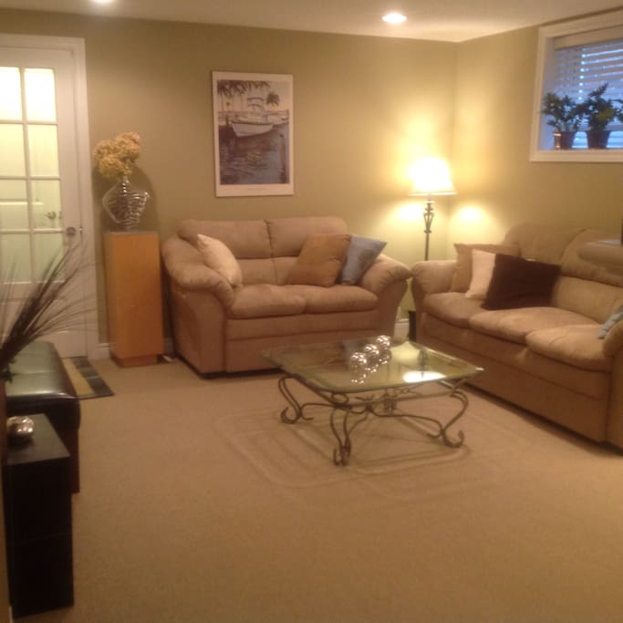 Welcome to your private livingroom.