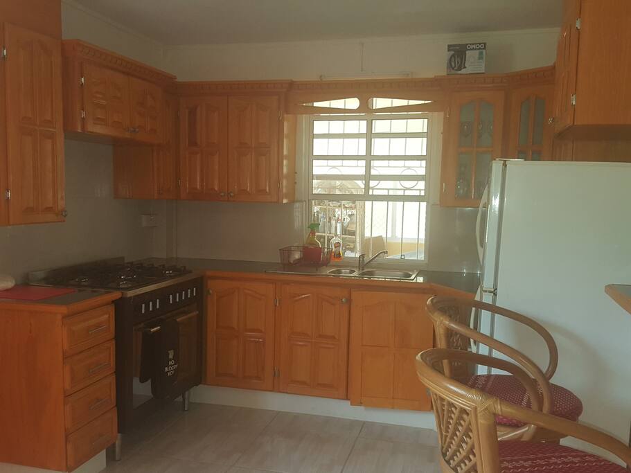 Open plan kitchen