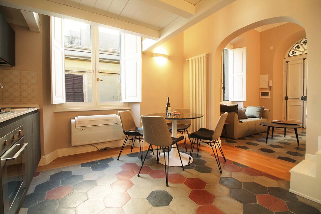 Luminous dining area