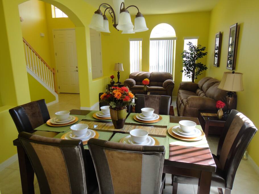 Dining and Living Rooms