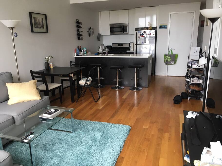 Kitchen from living room.