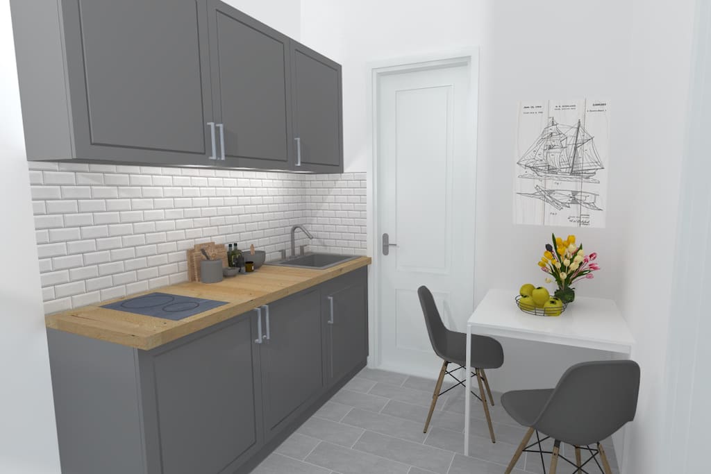 Kitchenette & dining area