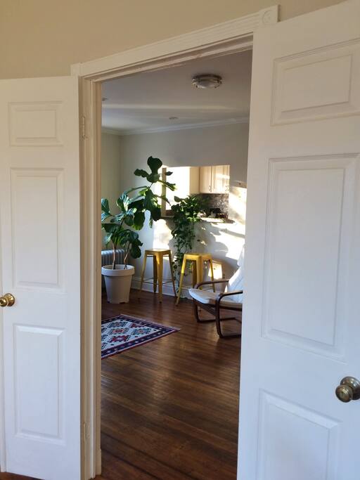 Doors to apartment (they lock!)