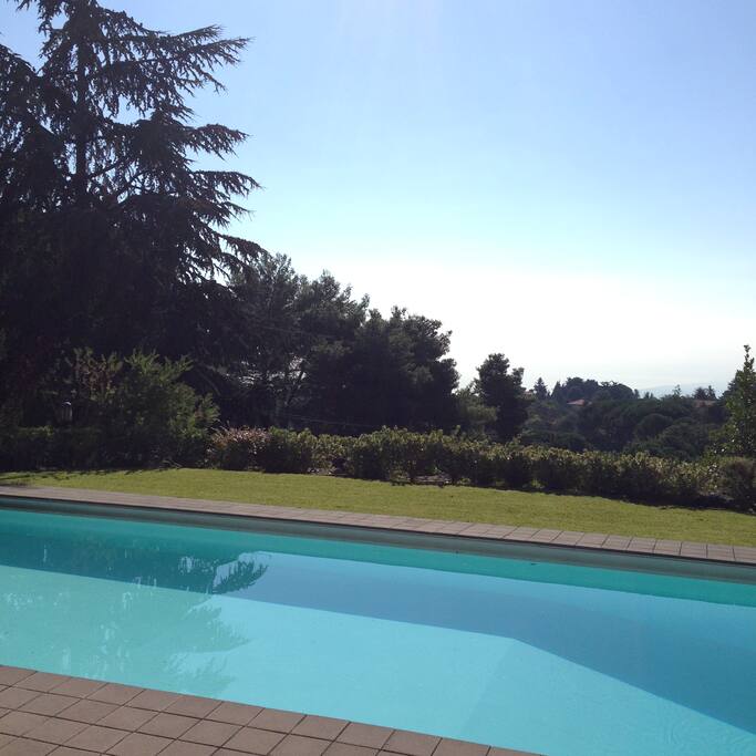 View from the villa