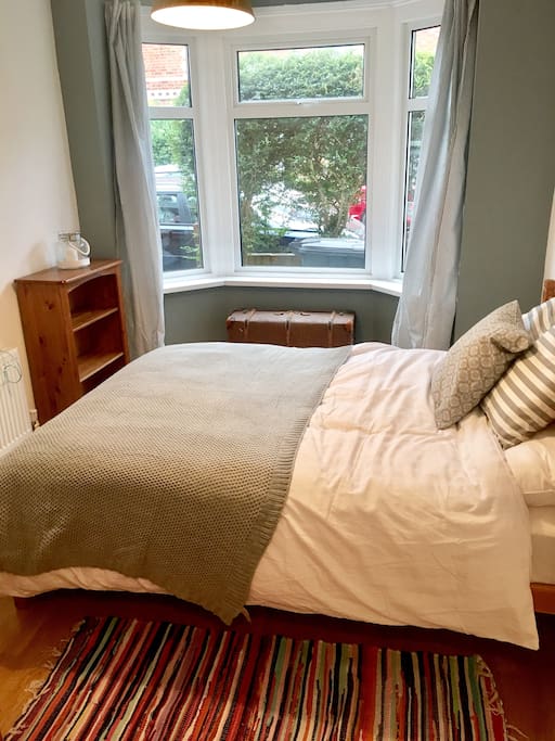 Bedroom and bay window
