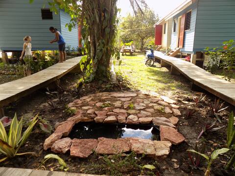 Tiny House Blue Hole in the Forest