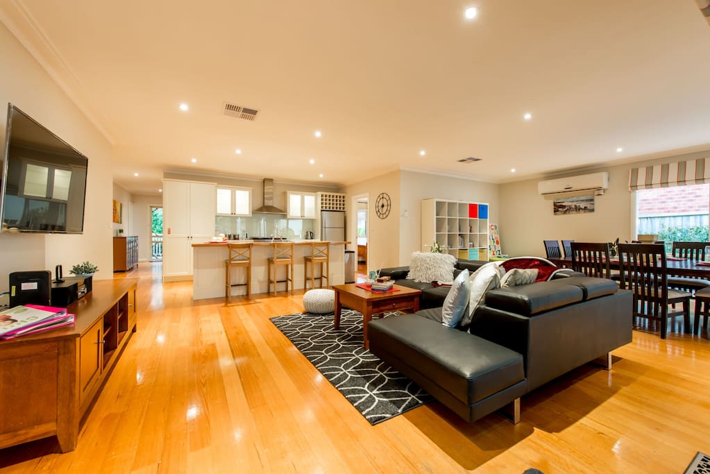Bright spacious family room