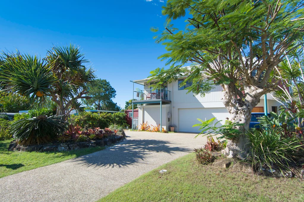 The house - a tropical paradise