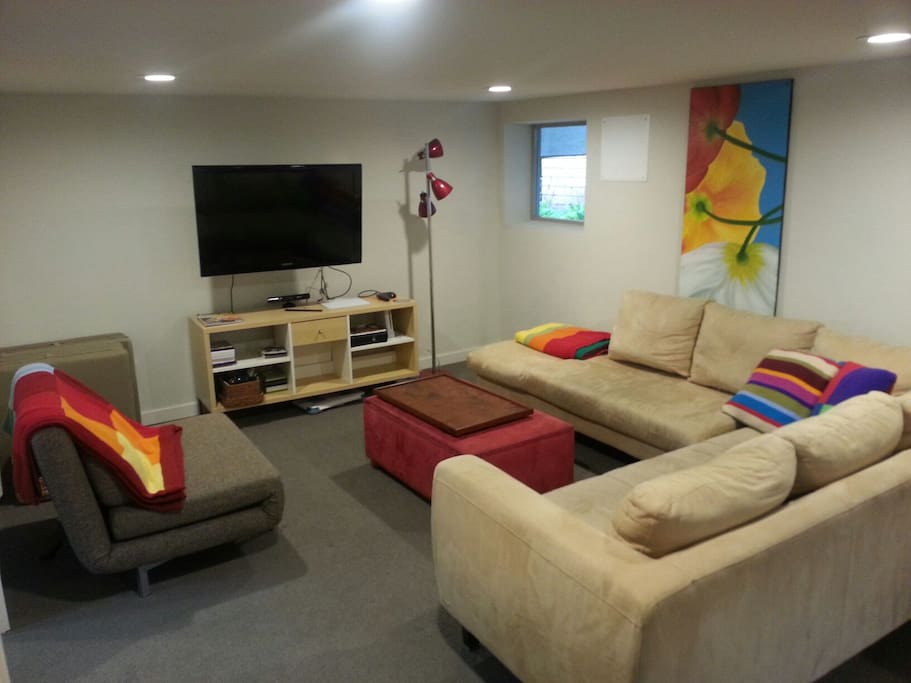 Comfy LR w/ flat screen TV (Netflix/Amazon Prime Video)