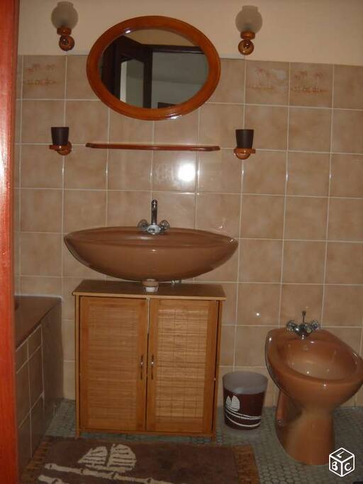 Salle de bain(vasque et bidet)