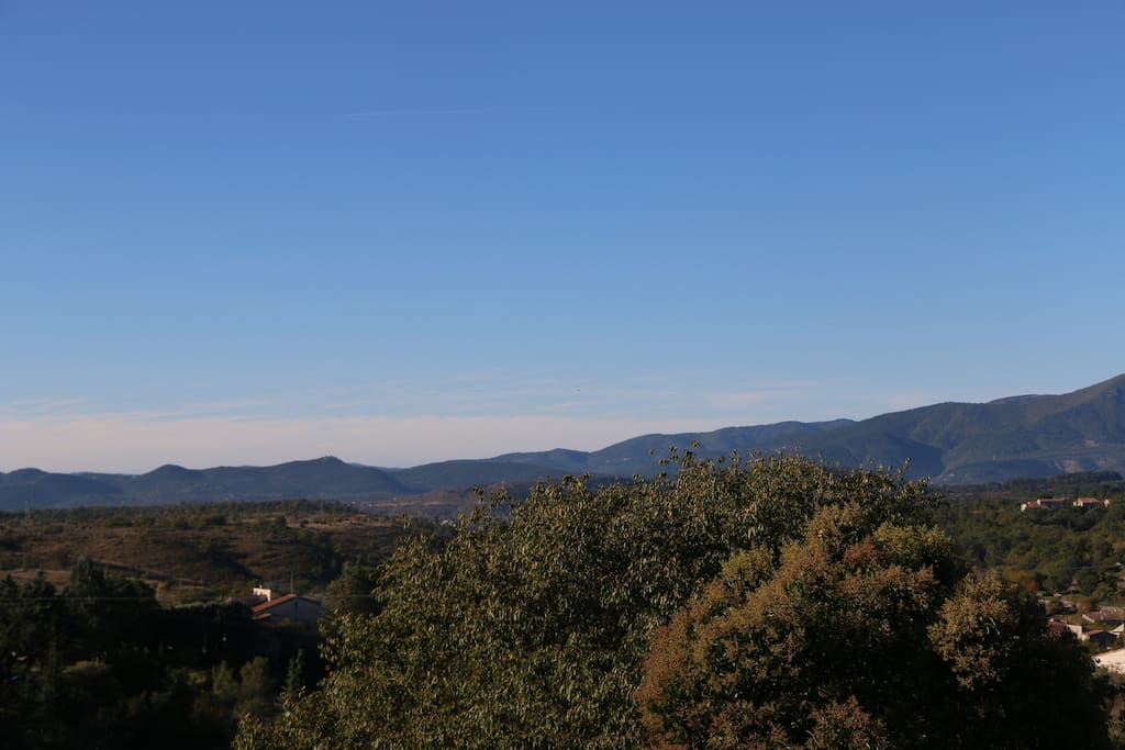 vue de la terrasse et étage