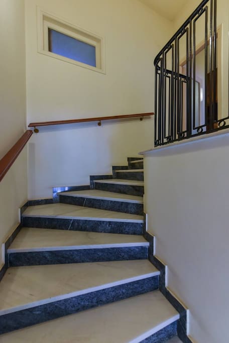 Staircase in the entrance