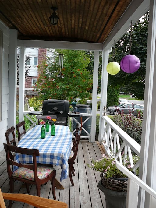 porch and BBQ available
