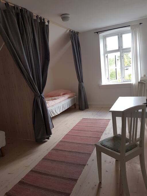 Room 1 allows more privacy