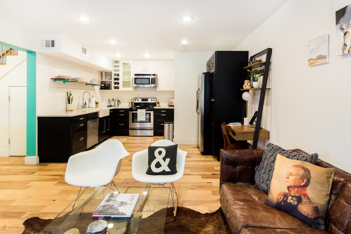 Explore Downtown Austin from a Hip Condo